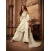 LAVISHING NEW COLD SHOULDER OFF WHITE SHARARA SUIT